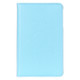 Litchi Texture 360 Degree Rotation Leather Case with Multi-functional Holder for Galaxy Tab E 9.6(Baby Blue)