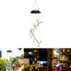 Creative Electronics Solar LED Hummingbird Wind Chime Light Seven Colors
