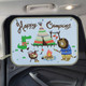 Camping Pattern Car Large Rear Window Sunscreen Insulation Window Sunshade Cover, Size: 70*50cm