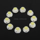 10PCS 2W T4.7 Wedge Instrument Panel LED Light Dashboard Gauge Cluster Indicator Lamp Bulb (White Light)