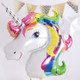 2 PCS 88*108cm Giant Rainbow Unicorn Party Supplies Foil Balloons Kids Cartoon Animal Horse Birthday Party Decorations