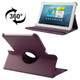 360 Degree Rotatable Litchi Texture Leather Case with Holder for Galaxy Tab 2 (10.1) / P5100(Purple)