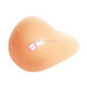 AS9 Spiral Shape Postoperative Rehabilitation Fake Breasts Silicone Breast Pad Nipple Cover 600g/Left