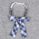 Jacquard Plaid College-style Uniform Bow Tie Necktie Clothing Accessories, Style:Bow Tie