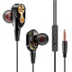 QKZ CK8 HiFi In-ear Four Unit Sports Music Headphones (Black)
