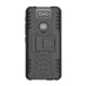 Tire Texture TPU+PC Shockproof Protective Case with Holder for Asus Zenfone 6 ZS630KL(Black)