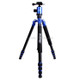 ZOMEI Z888 Portable Professional Travel Aluminium Tripod Monopod with Ball Head for Digital Camera(Blue)