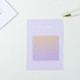 8 PCS Rainbow Gradient Memo Pad Paper Sticky Notes Notepad Stationery Foreign language practice