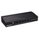 LINEPAUDIO B898 Six-way Stereo Loudspeaker / Amplifier Comparator Bidirectional Selective Switch Switcher (Black)