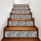 6 PCS DIY Creative Ceramic Tile Stairs Sticker Home Decoration, Size: 18*100cm