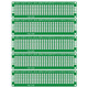 5 PCS LandaTianrui LDTR - WG0032 / D1 Double-sided Glass Fiber Prototyping Breadboard PCB Board, Size: 2 x 8cm