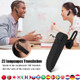 Portable Smart Voice Translator Bluetooth Instant Voice Translator Real-time Travel Business Translator Support 22 Languages