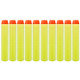 10 PCS 7.2cm EVA Soft Blaster Darts Bullets(Yellow)