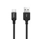 hoco X14 2m Nylon Braided Aluminium Alloy USB-C / Type-C to USB Data Sync Charging Cable, For Galaxy S8 & S8 + / LG G6 / Huawei P10 & P10 Plus / Xiaomi Mi 6 & Max 2 and other Smartphones(Black)