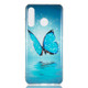 Butterfly Pattern Noctilucent TPU Soft Case for Huawei P30 Lite