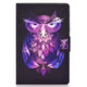 For Galaxy Tab S6 T860 / T865 Colored Drawing Horizontal Flip Leather Case with Holder & Card Slots & Sleep / Wake-up Function(Owl)