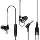 QKZ DM10 High-quality In-ear All-metal Sports Music Headphones, Microphone Version