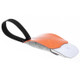 For Apple Magic Mouse 2 European Style Portable Dustproof Storage Bag PU Leather Wool Felt Protective Bag(Orange)