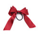 3 PCS Ribbon Bows Elastic Hair Band Scrunchies Ponytail Holder Headbands Hair Accessories(Red)