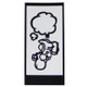 ENKAY Hat-Prince Farting Pattern Removable Decorative Skin Sticker for iPad mini / 2 / 3 / 4