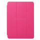 Horizontal Flip Solid Color Leather Case with Three-folding Holder & Wake-up / Sleep Function for iPad Pro 9.7 inch(Magenta)