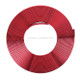 2m High Quality Car Headlight External Frame Decorative Strip Car Wheel Hub Trim Mouldings Shining Decoration Strip Automobile Network Decorative Strip(Red)