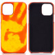 Paste Skin + PC Thermal Sensor Discoloration Protective Back Cover Case For iPhone 11 Pro(Red turns yellow)