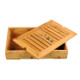 Bamboo Small Water Tea Tray Water Storage Kungfu Tea Set Hotel Tea Table, Size: 34.4*23.5*6.5cm