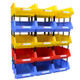 Thickened Oblique Plastic Box Combined Parts Box Material Box, Random Color Delivery, Size: 40cm x 25cm x 16cm