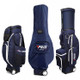 PGM Men Golf Bag Telescopic Golf Club Bag with Five-piece Plunger Holes & Waterproof Cover (Dark Blue)
