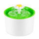 1.6L Automatic Electric Water Fountain Dog Cat Pet Drinker Bowl Drinking Fountain Dispenser, US Plug (Green)