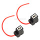 2 PCS Car H1 / H3 Bulb Holder Base Female Socket with Wire