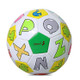 REGAIL No. 2 Intelligence PU Leather Wear-resistant Letter Football for Children, with Inflator