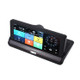 7 inch Car DVR Rearview Mirror Dual Camera WiFi GPS Driving Video Recorder Bluetooth Hands-free Car Dash Cam, 3G Version