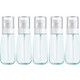 10 PCS Portable Refillable Plastic Fine Mist Perfume Spray Bottle Transparent Empty Spray Sprayer Bottle, 100ml(Blue)