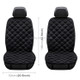 Car 12V Front Seat Heater Cushion Warmer Cover Winter Heated Warm, Double Seat (Black)