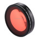 58mm 16X Macro Lens + Red Diving Lens Filter with Lens Cover + Lens Filter Ring Adapter + String + Cleaning Cloth for GoPro HERO6 /5 Dive Housing