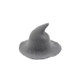 Halloween Personality Wizard Steeple Great Brim Wool Cap(Light Grey)