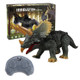 Walking Remote Control Tyrannosaurus Dinosaur Christmas Toy Light Sound Action Figure Infrared(Triceratops)
