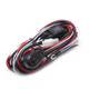 60W 2.5m Fuse Relay On-off Waterproof Switch LED Light Bar Power Wiring Harness and Switch Kit for Car Auto Light