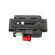 Quick Release Clamp Adapter + Quick Release Plate P200 Compatible for Manfrotto 501 500AH 701HDV 503HDV Q5(Black)