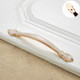 5 PCS 6032A_128 White Amber Paint Closet Cabinet Handle Pitch: 128mm