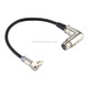 Aluminum Shell RCA Elbow Male to 3 Pin XLR CANNON Elbow Female Audio Connector Adapter for Cable Microphone / Audio Equipment, Total Length: about 30cm