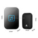 CACAZI FA86 Self-Powered Smart Home Wireless Doorbell, US Plug(Black)