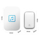 CACAZI FA86 Self-Powered Smart Home Wireless Doorbell, US Plug(White)