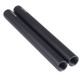 2 PCS WARAXE 2637 Diameter 15mm Length 250mm Aluminum Alloy Rods for 15mm Rod Rail Support System(Black)