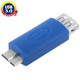 Super Speed USB 3.0 AF to USB 3.0 Micro-B Male Adapter(Blue)