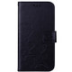 Rose Embossed Horizontal Flip PU Leather Case for iPhone XS Max, with Holder & Card Slots & Wallet(Black)