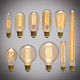 E27 40W Retro Edison Light Bulb Filament Vintage Ampoule Incandescent Bulb, AC 220V(ST64 Christmas tree)