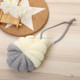 Portable Hanging Bath Flower Ball Soft Foaming Shower Massage Ball Body Exfoliating Bath Brush(Gray)